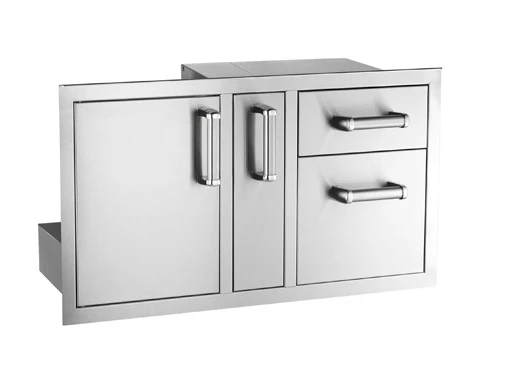 Fire Magic Access Door With Platter Storage & Double Drawer