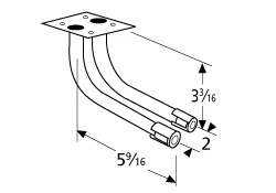 Charmglow, Kenmore L-shaped Twin Venturi 3 Charmglow, Kenmore L-shaped Twin Venturi