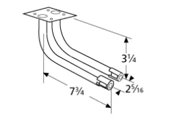 L-shaped Twin Venturi | Charmglow, Ellipse -Outdoor Kitchen 73602 23704.1563798821.1500.1500