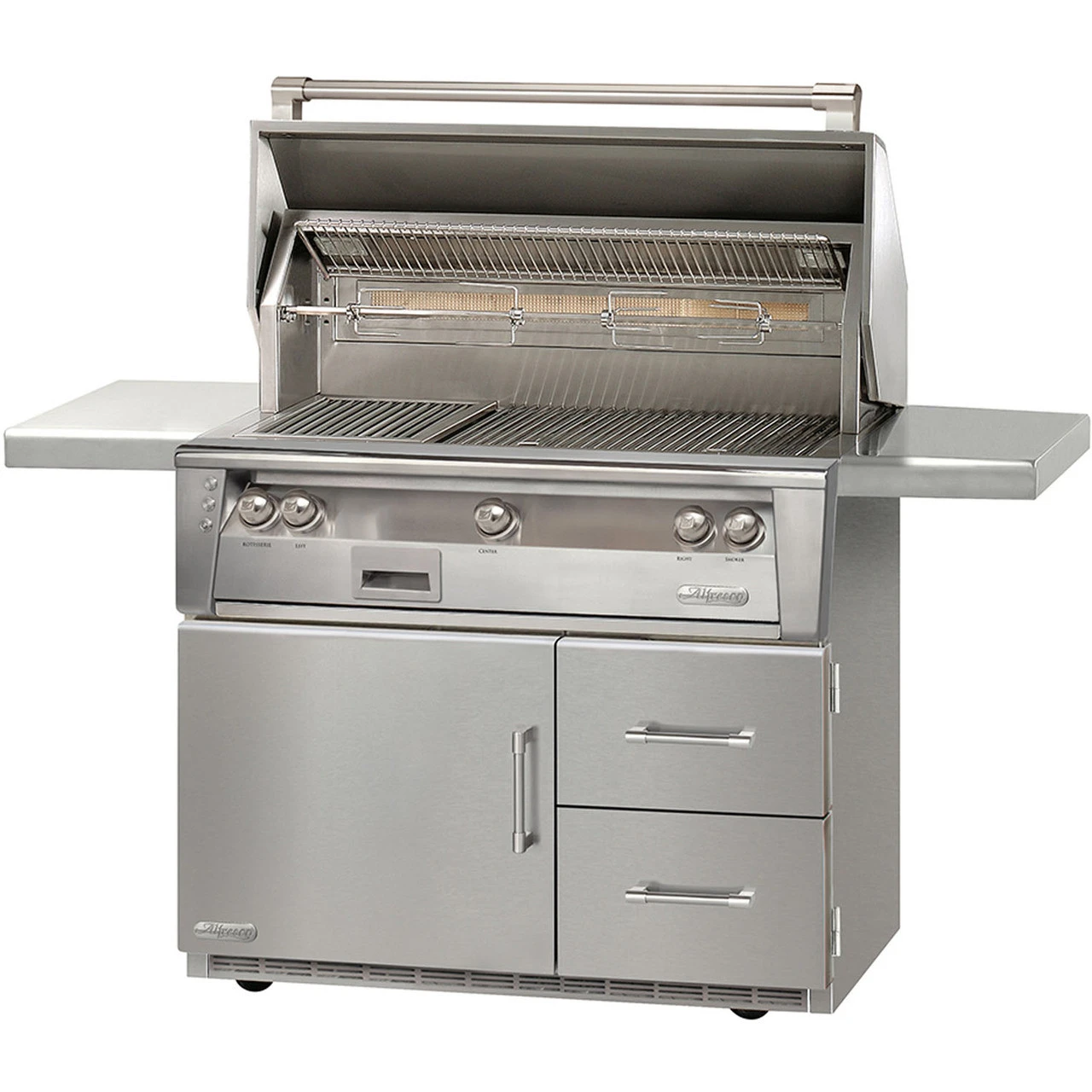 Alfresco ALXE 42" Grill With Sear Zone On Refrigerated Cart 3 Alfresco ALXE 42" Grill With Sear Zone On Refrigerated Cart