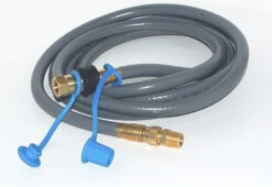 12 Ft Natural Gas 3/8 Hose W Quick Disconnect - ASCPL-1
