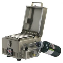 SOL-IR8A Solaire Anywhere Mini Personal Infrared Grill -Outdoor Kitchen Anywhere Personal Grill Side View SOL IR8A 36331.1477052373.1500.1500