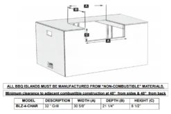 Blaze 32″ Built-in Charcoal Grill - BLZ-4-CHAR 7 Blaze 32″ Built-in Charcoal Grill - BLZ-4-CHAR -Outdoor Kitchen Blaze tec drawings 89713.1683224904.1500.1500