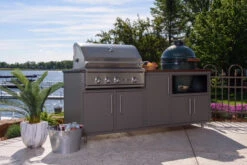 Challenger Designs Coastal 83" Outdoor Kitchen Package With Delta Heat 32" Grill And Large Egg Base - 17COGI-83-GDK -Outdoor Kitchen Challenger Design GB 5.17 85 25770.1678714099.1500.1500