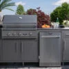 Challenger Designs Coastal Outdoor Kitchen With Delta Heat, Refrigerator - 17COGI-89-WGRS -Outdoor Kitchen Coastal Island 17COGI 89 82616.1644936978.1500.1500