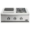 DCS Liberty Side Burner Griddle Unit Built In | NG | BFGC-30BGD-N -Outdoor Kitchen DCS 30 inch Liberty Griddle Sideburner Open BFGC 30BGD 49381.1549566078.1500.1500
