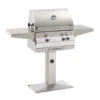 Fire Magic Aurora A430S Grill W Rotisserie On Patio Post