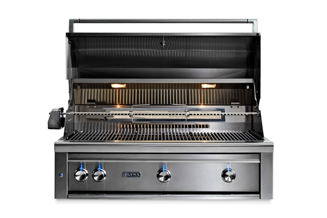 Lynx 42" Built-in Grill W Trident Infrared Burner, 2 Ceramic Burners, Rotisserie - L42TR 4 Lynx 42" Built-in Grill W Trident Infrared Burner, 2 Ceramic Burners, Rotisserie - L42TR - Image 2