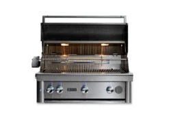 Lynx 36" Smart Built In Grill - SMART36 -Outdoor Kitchen Lynx SMART36 Lid Open 95602.1625060439.1500.1500