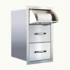 Summerset 17" Built In Towel Holder W 2 Drawers - SSTDC-17 1 Summerset 17" Built In Towel Holder W 2 Drawers - SSTDC-17 -Outdoor Kitchen SSTDC1 header836 20662.1477012447.1500.1500