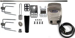 Universal Complete Grill Rotisserie Kit - 45" X 1/2" W/ Electric Motor