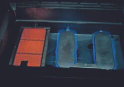 MHP Hybrid Propane Grill W/ SearMagic Grids On Black Cart -Outdoor Kitchen WHRG THRG Inside Burner Flames 04615.1600872545.1500.1500