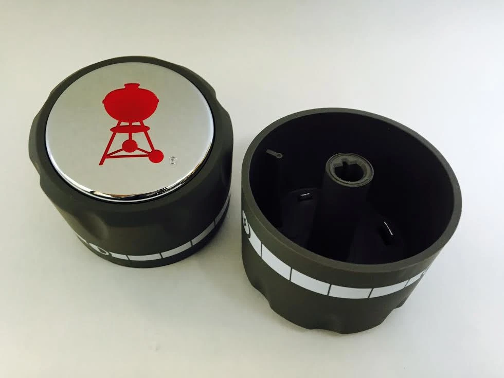 91537 Weber Summit Control Knob Gray 2007 And Newer - Set Of Two 3 91537 Weber Summit Control Knob Gray 2007 And Newer - Set Of Two