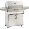 Firemagic 30" Charcoal Grill W Smoker Oven/Hood On Cart 1 Firemagic 30" Charcoal Grill W Smoker Oven/Hood On Cart -Outdoor Kitchen charcoal cart 29186.1477024125.1500.1500