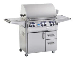 Fire Magic Echelon 660s Grill On Cart W Single Side Burner, One Infrared Burner, Digital Thermometer