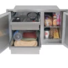 Alfresco 42" Low Profile Pantry | 21" Height - AXEDSP-42L -Outdoor Kitchen low pro pantry 52398.1612284381.1500.1500