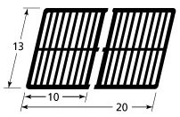 13" X 20", Cast Iron Cooking Grate