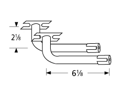 Charmglow Replacement Venturi Tubes 3 Charmglow Replacement Venturi Tubes