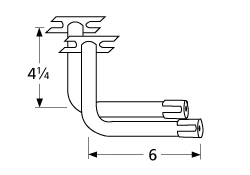 L-shaped Venturi Pair, Arkla, Broilmaster, El Patio 3 L-shaped Venturi Pair, Arkla, Broilmaster, El Patio