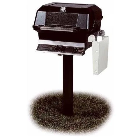 MHP JNR Natural Gas Grill, SearMagic, Side Shelf On In-Ground Post 3 MHP JNR Natural Gas Grill, SearMagic, Side Shelf On In-Ground Post